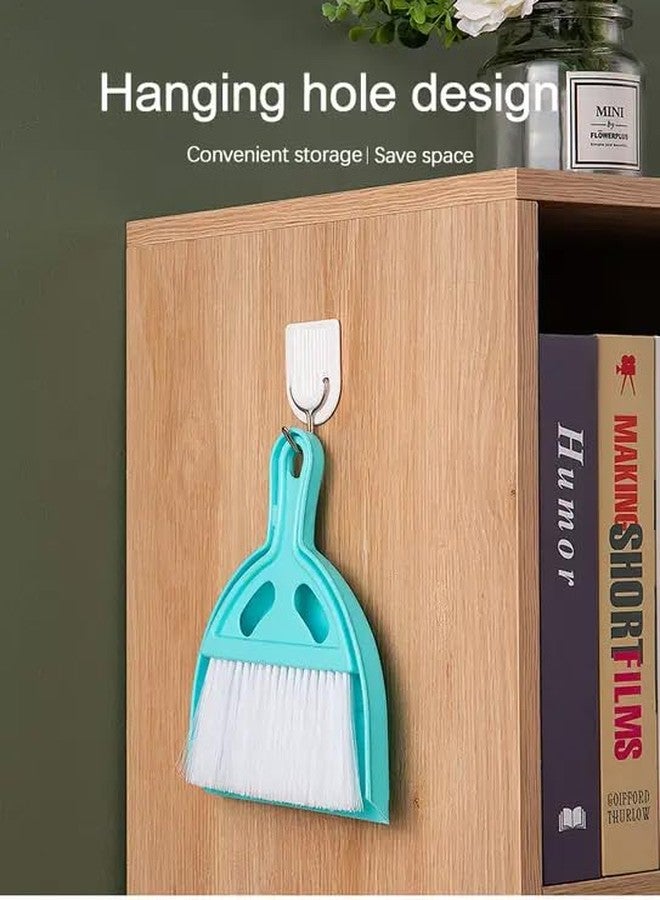 PURCHASE ZONE Mini Broom Dustpan & Brush Set Easy Cleaning Office Car Tidy Home Kitchen Tabletop Versatile Small Broom and Dustpan Set for Car, Desktop, Home, Kitchen (Multicolor Pack of 1) - Image 5